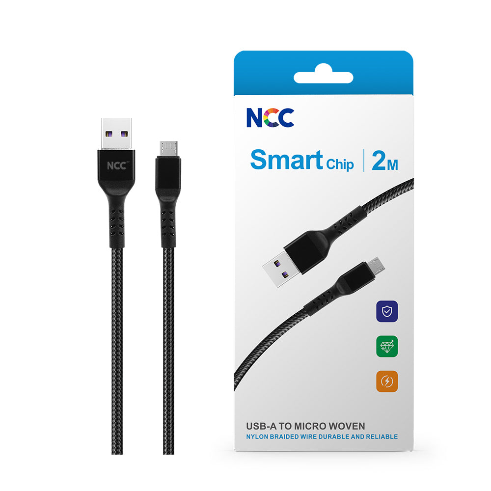 Câble USB-A vers MICRO (tissé) 2M